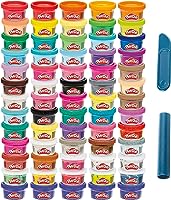 Play-Doh Ultimate Color Collection 65-Pack of 1-oz Cans, Includes Sparkle, Confetti & Color Burst, Back to School...
