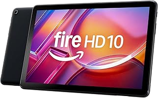 Amazon Fire HD 10 tablet, built for relaxation, 10.1" vibrant Full HD screen, octa-core processor, 3 GB RAM, 32 GB, Black