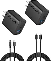 Anker iPhone 17/16 Charger, 2-Pack 20W Fast USB C Charger Block, for iPhone 16/16 Pro Max/15 Series/iPad Pro and More...
