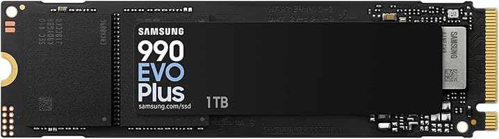 Samsung 990 EVO Plus SSD 1TB, PCIe Gen 4x4, Gen 5x2 M.2 2280, Speeds Up-to 7,250 MB/s, Upgrade Storage for PC/Laptops,...