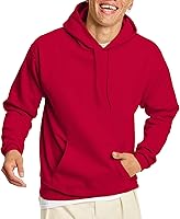 Hanes EcoSmart Hoodie, Midweight Fleece, Pullover Hooded Sweatshirt for Men